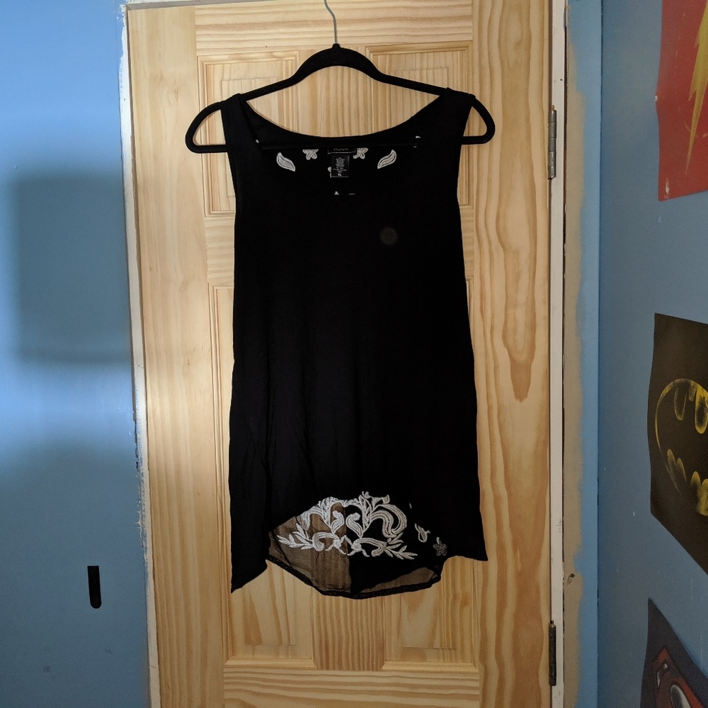 Black Skull Tank Top